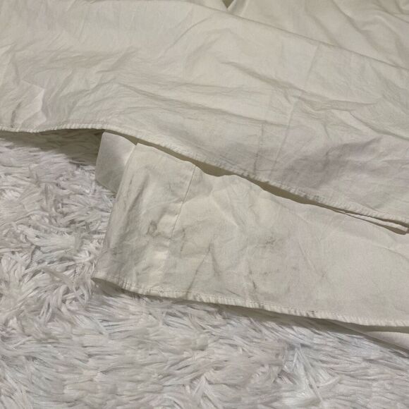 Calypso St. Barth Holly Silk Wide Leg Bride Jumpsuit in White XXL - Picture 9 of 11